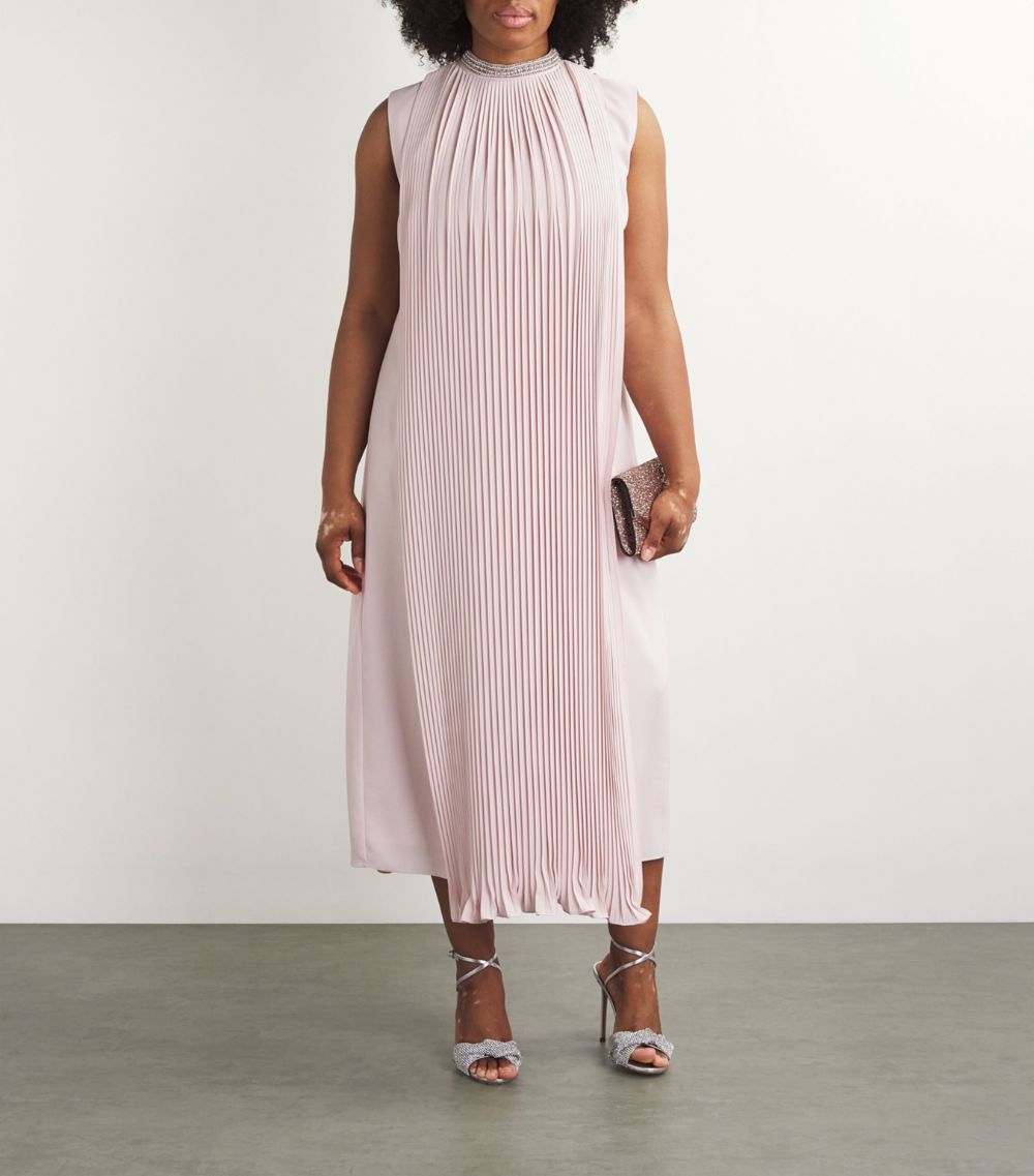 Marina Rinaldi Marina Rinaldi Pleated Midi Dress