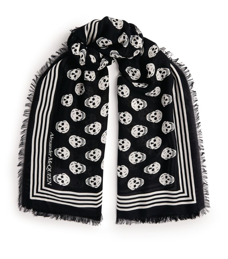 Alexander McQueen Alexander McQueen Silk Skull Scarf