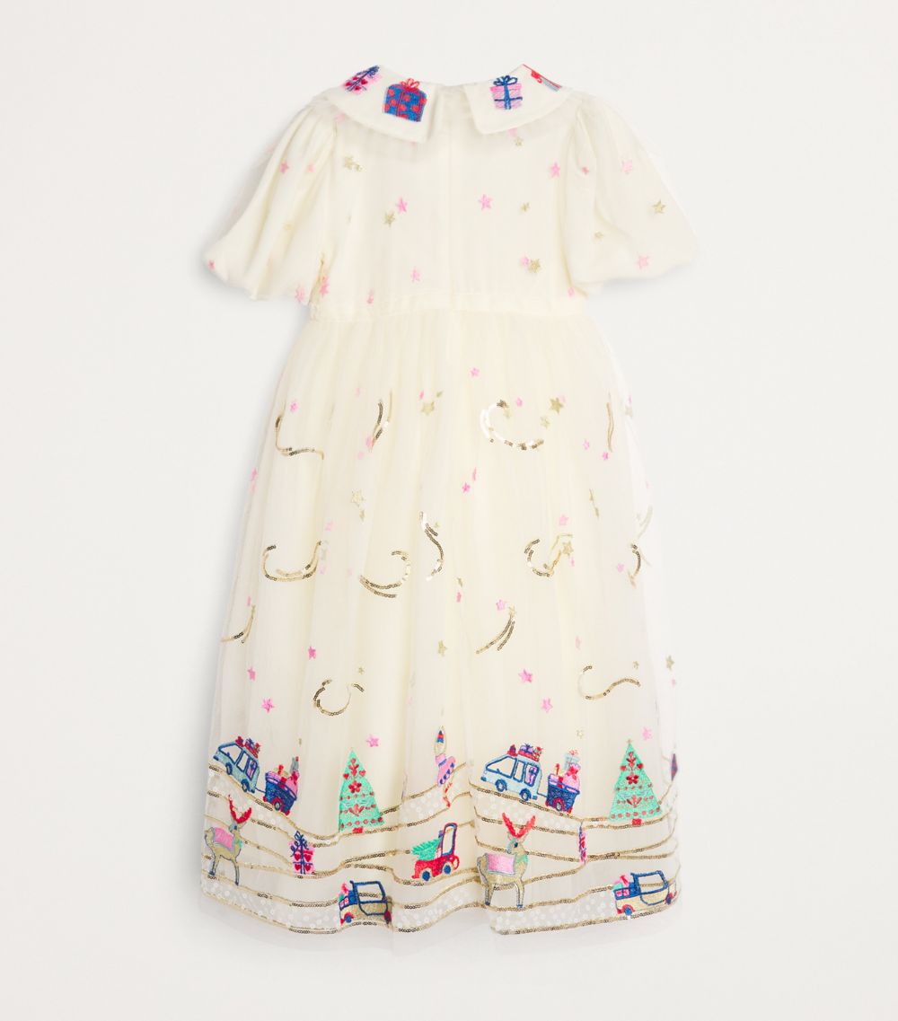 Eirene Eirene Tulle Embroidered Festive Dress (2-11 Years)