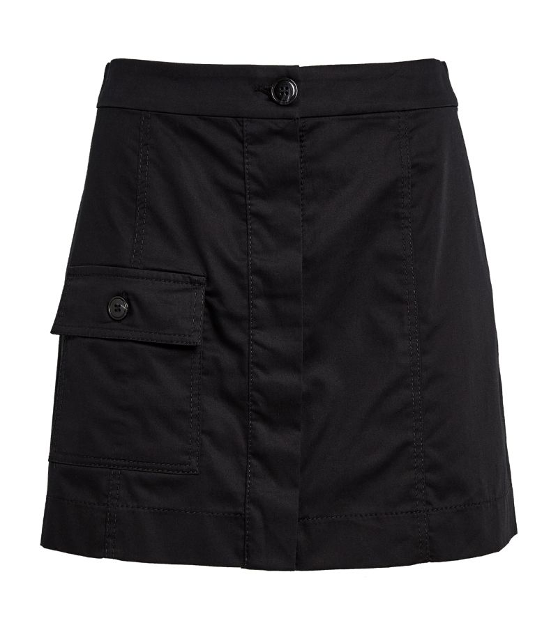 Max & Co. Max & Co. Cotton Satin Mini Skirt