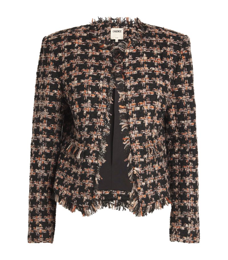 L'Agence L'Agence Tweed Angelina Blazer