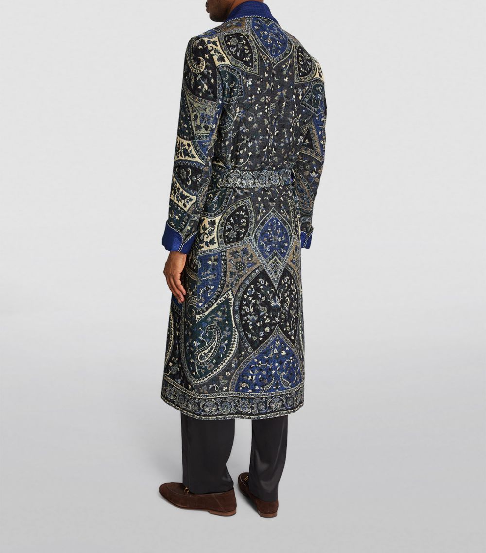  Daniel Hanson Paisley Jacquard Dressing Gown