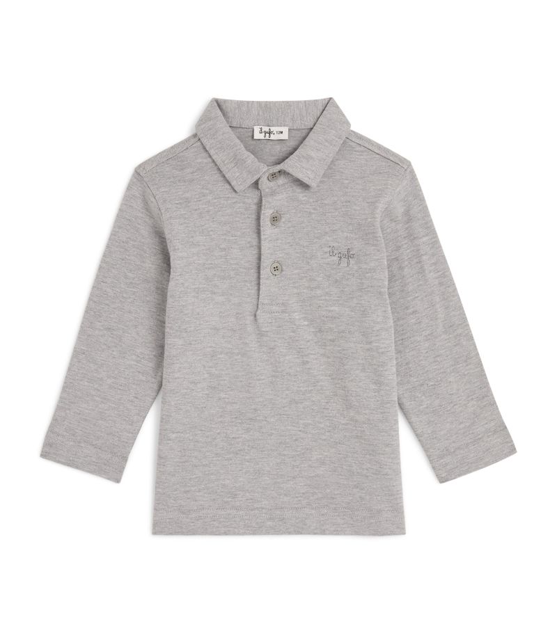 Il Gufo Il Gufo Cotton Logo Polo Shirt (2-14 Years)