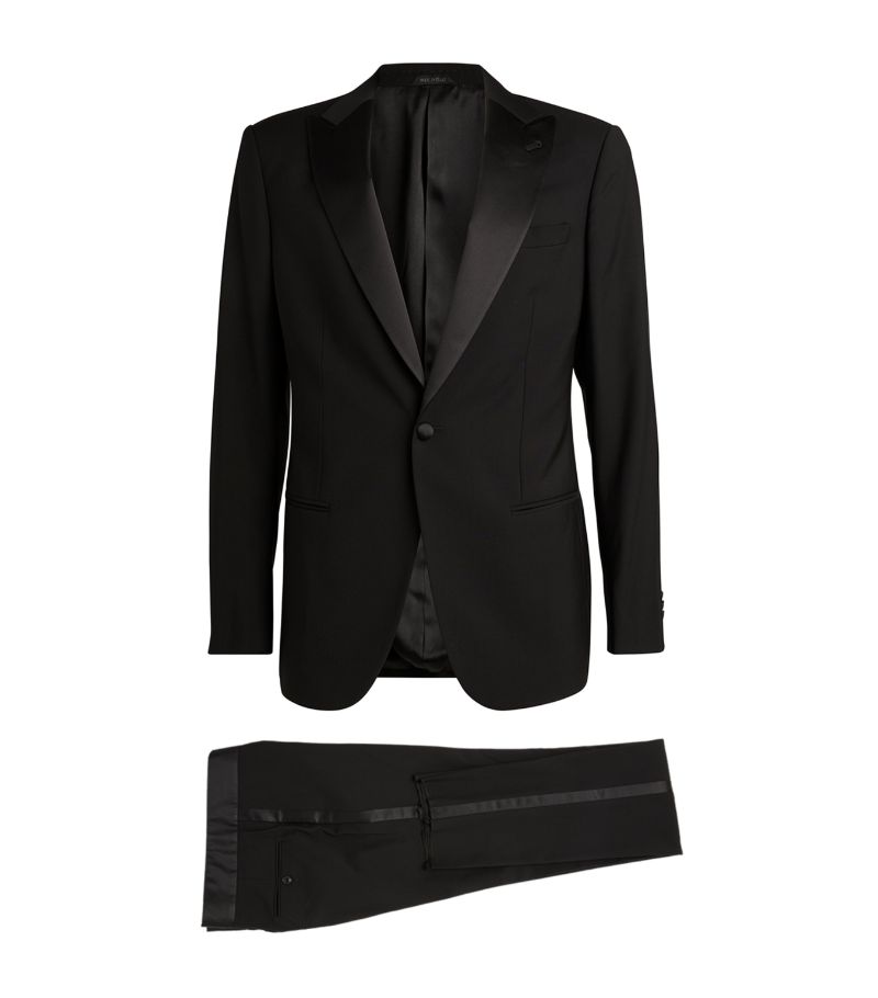 Giorgio Armani Giorgio Armani Silk-Trimmed Tuxedo Suit