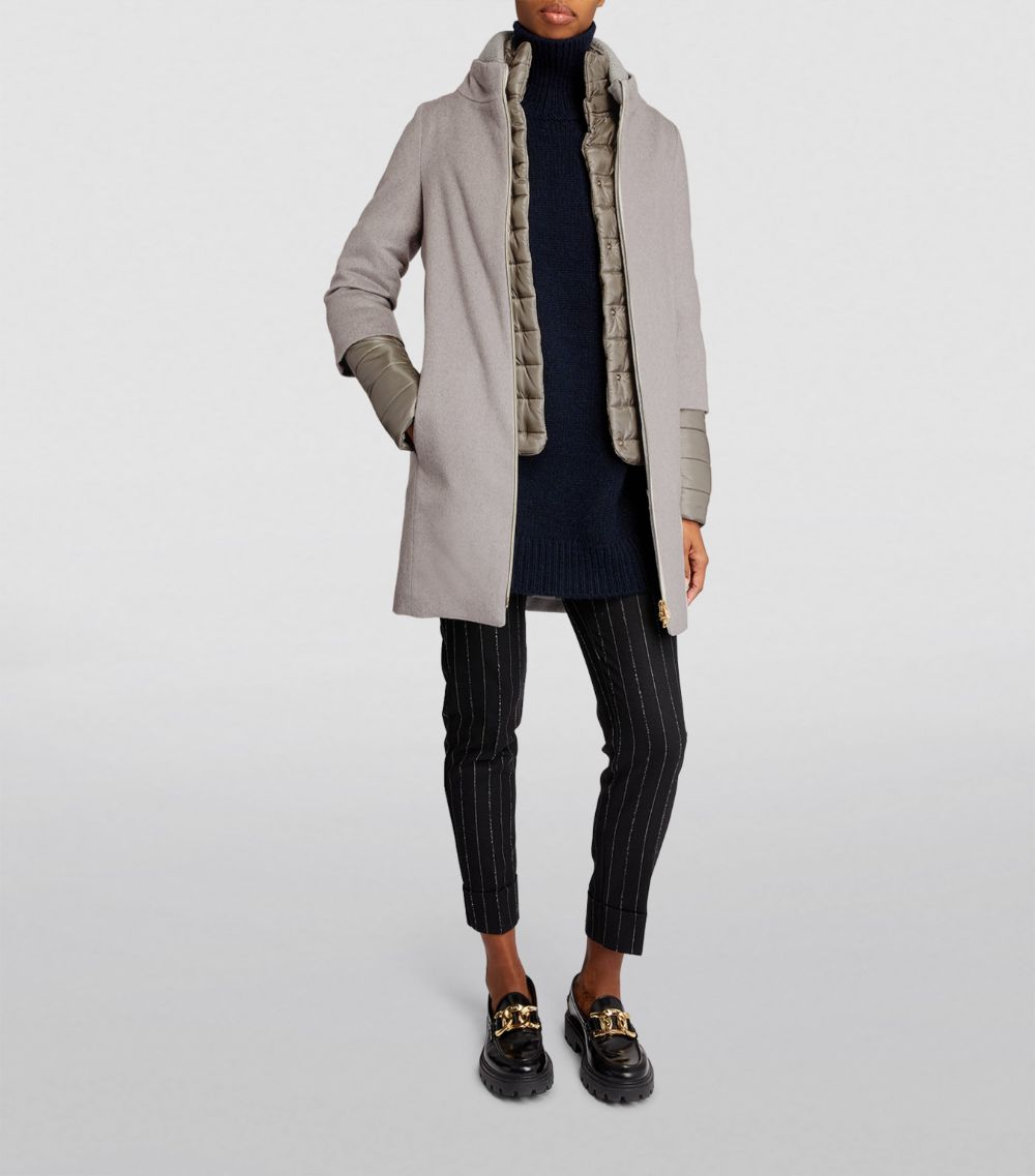 Herno Herno 2-in-1 Wool Puffer Coat
