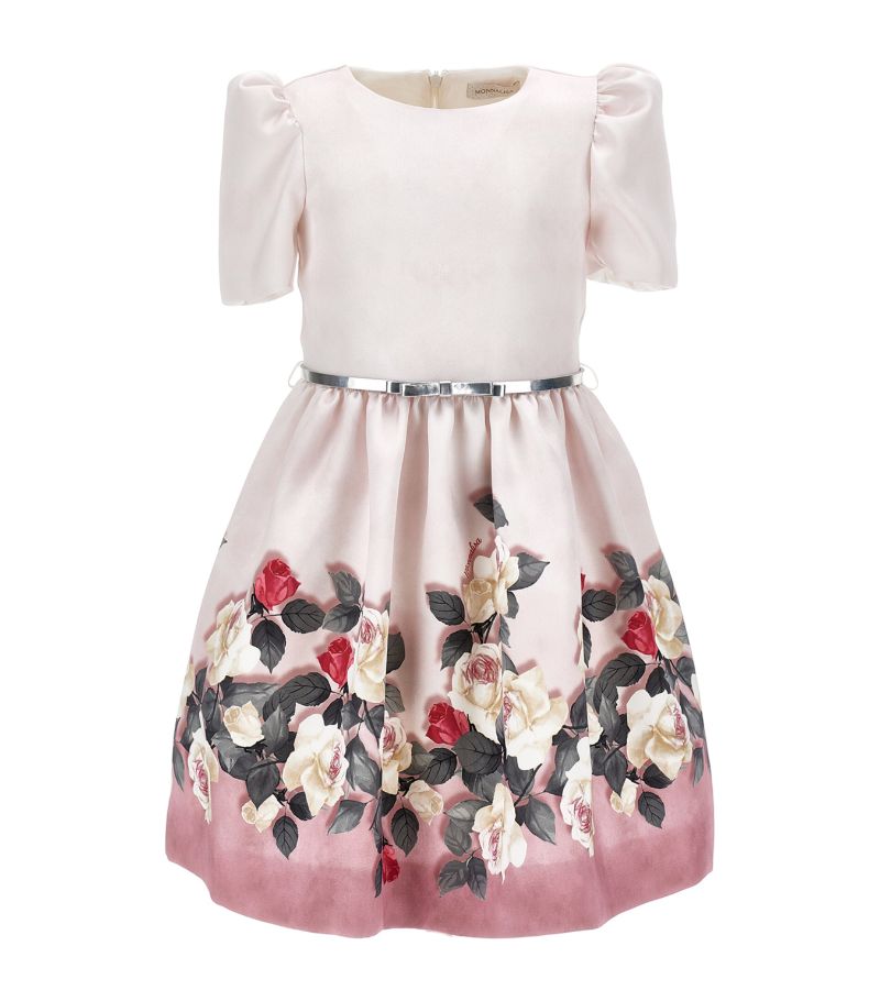 Monnalisa Monnalisa Belted Floral Dress (2-16 Years)