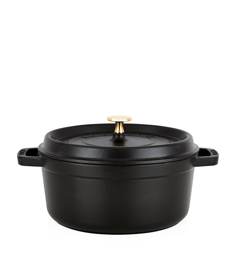 Staub Staub Black Round Casserole Dish (24Cm)