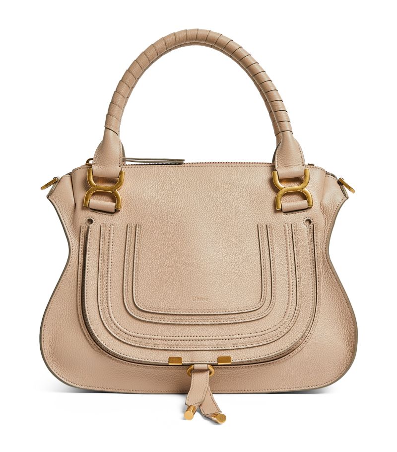 Chloé Chloé Medium Leather Marcie Top-Handle Bag