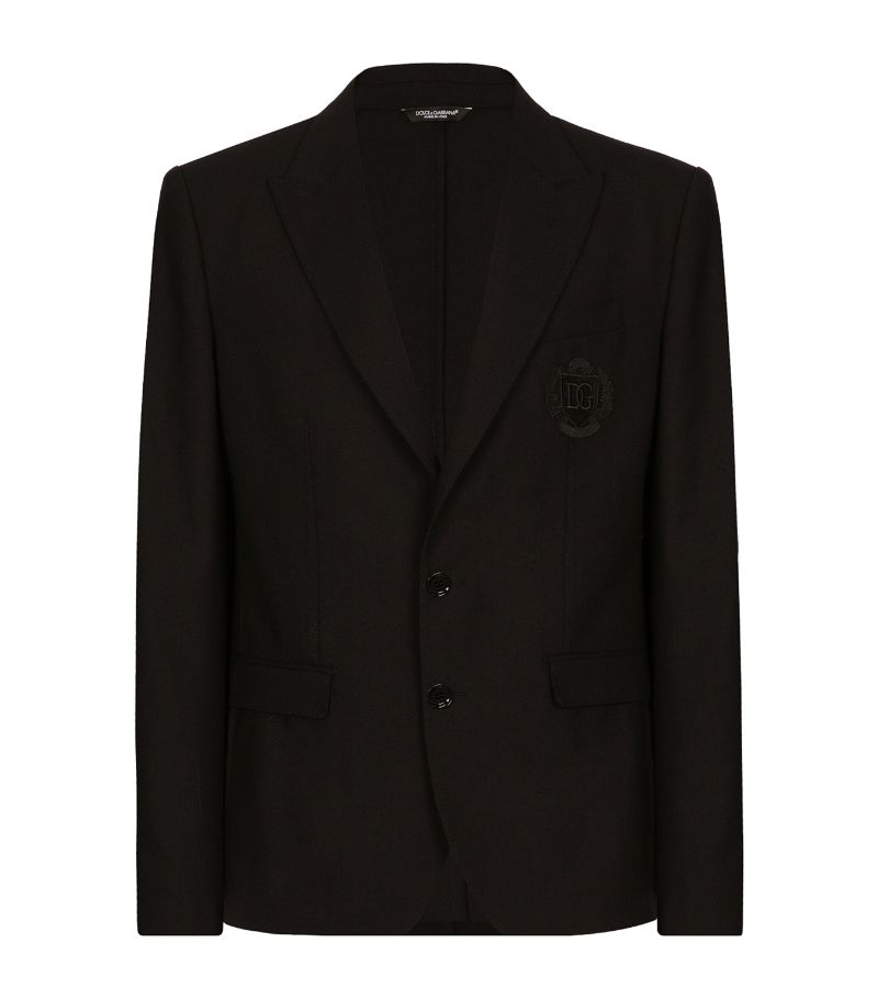 Dolce & Gabbana Dolce & Gabbana Wool Dg Patch Jacket