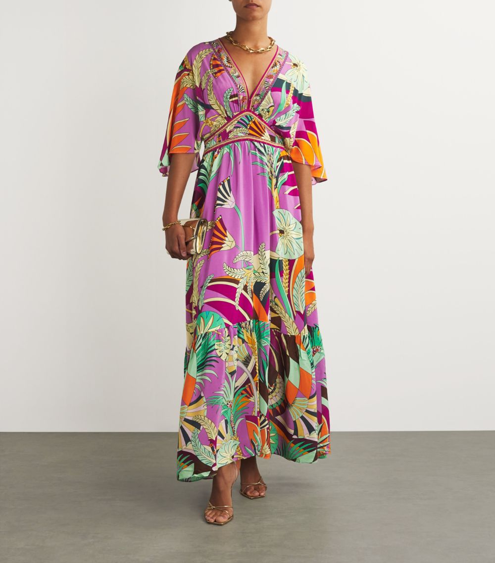 Camilla Camilla Silk Printed Beach Maxi Dress