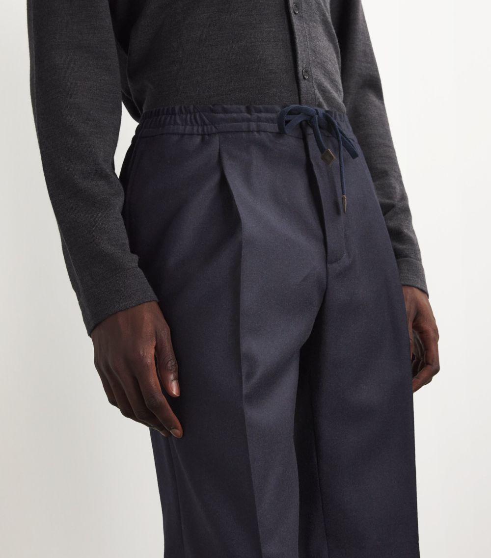 Slowear Slowear Wool Drawstring Tailored Trousers