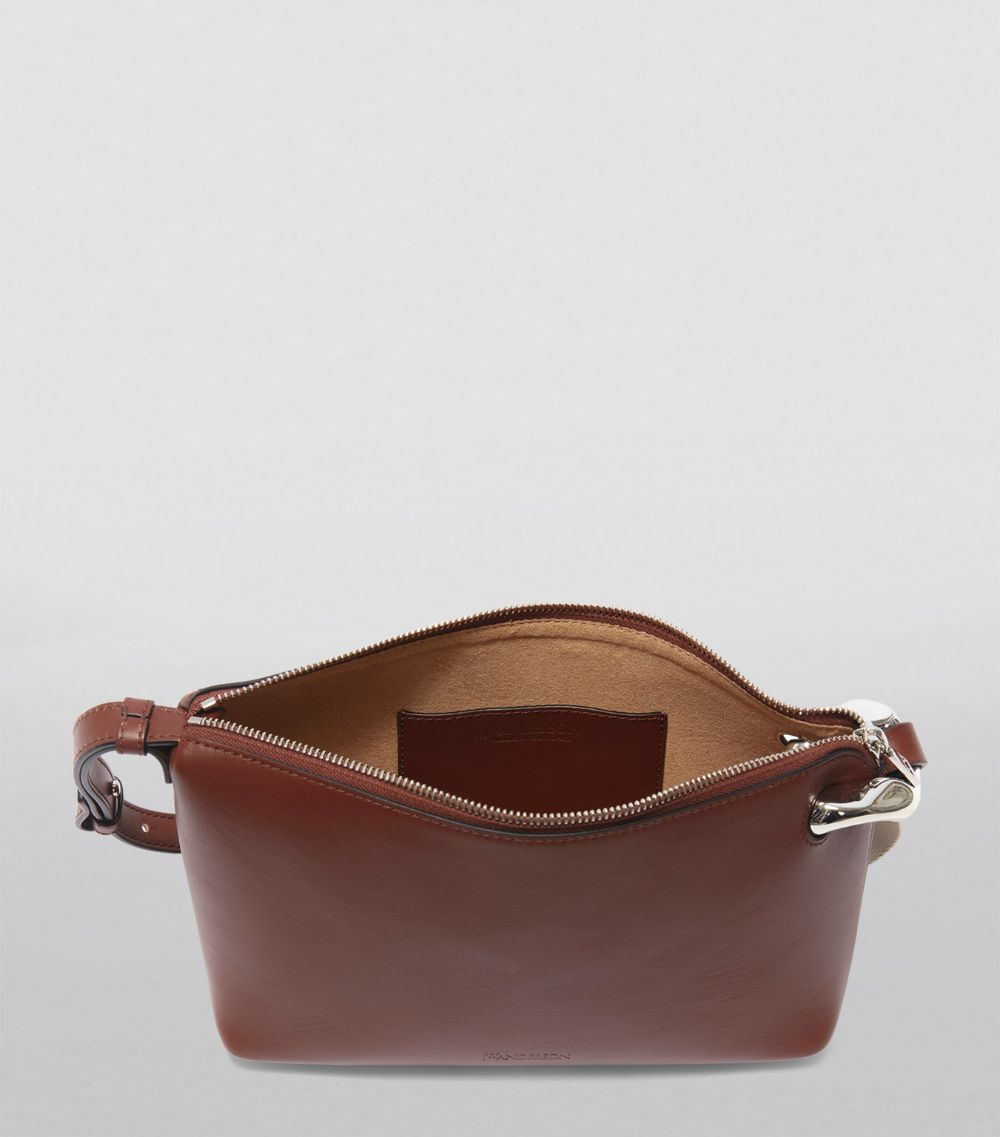 Jw Anderson Jw Anderson Small Leather Corner Cross-Body Bag