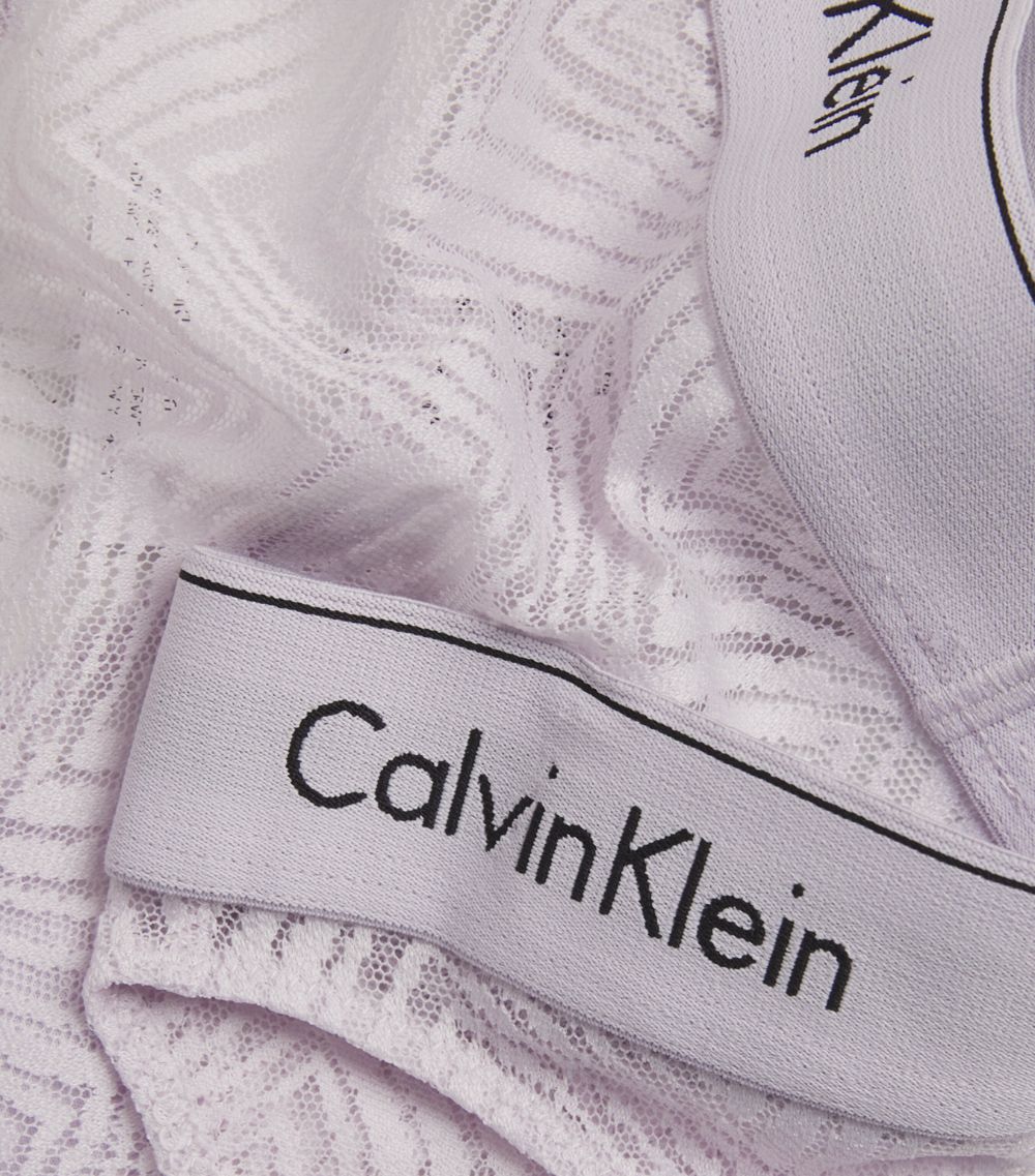 Calvin Klein Calvin Klein Modern Lace Semi-Sheer Bikini Briefs