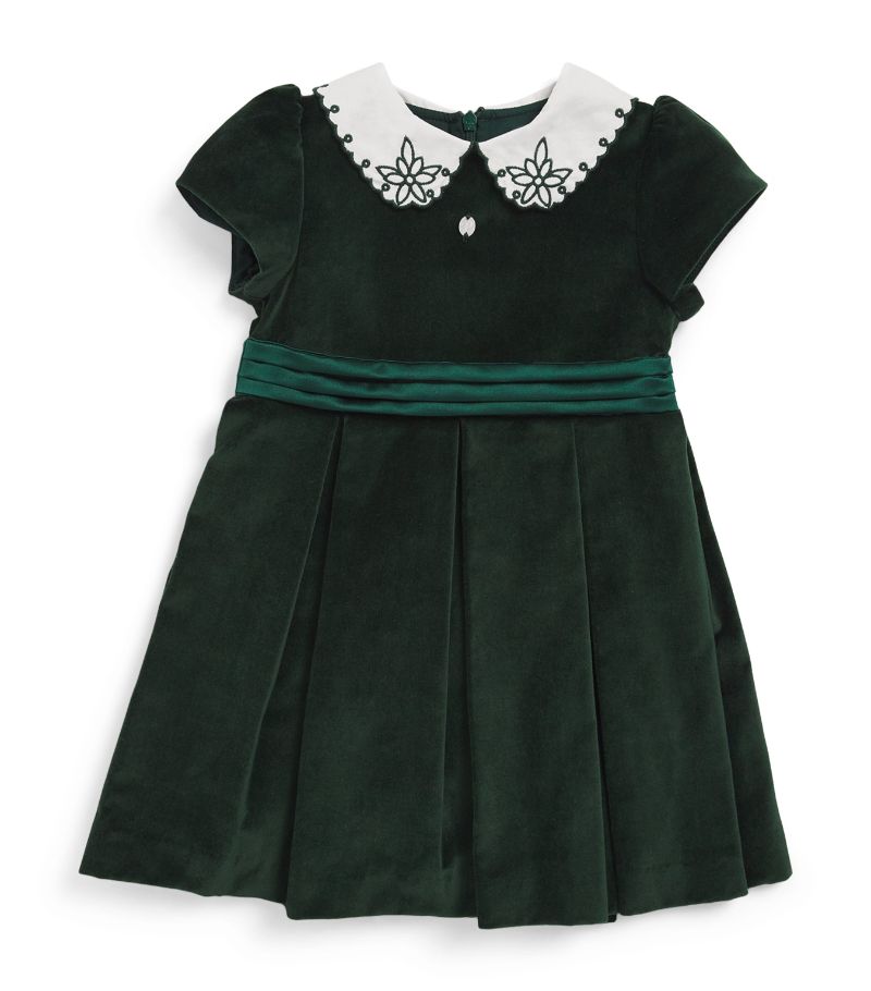 Patachou Patachou Cotton Velvet Dress (24 Months)