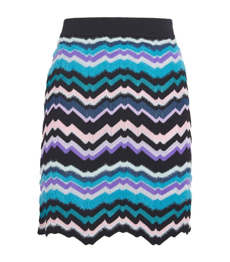 Missoni Missoni Wool-Blend Zigzag Mini Skirt