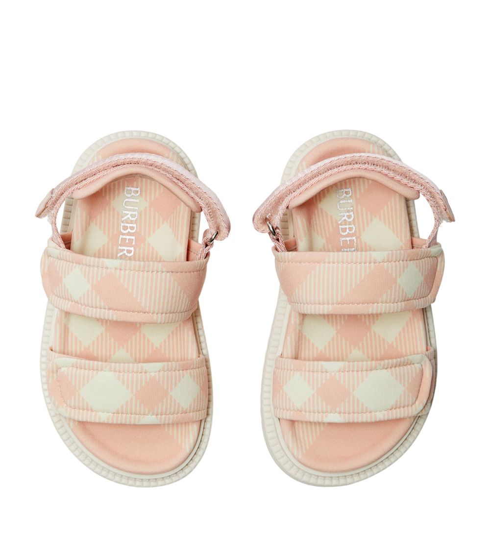 Burberry Burberry Kids Woven Check Sandals