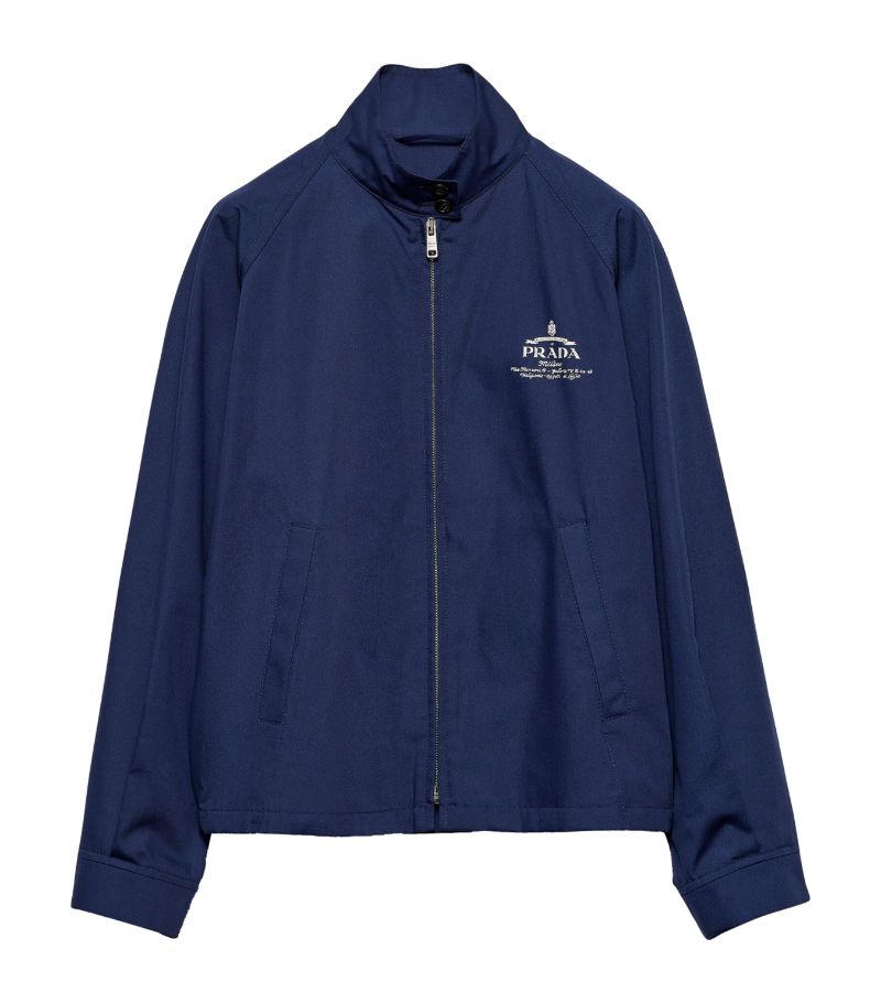 Prada Prada Poplin Logo Jacket