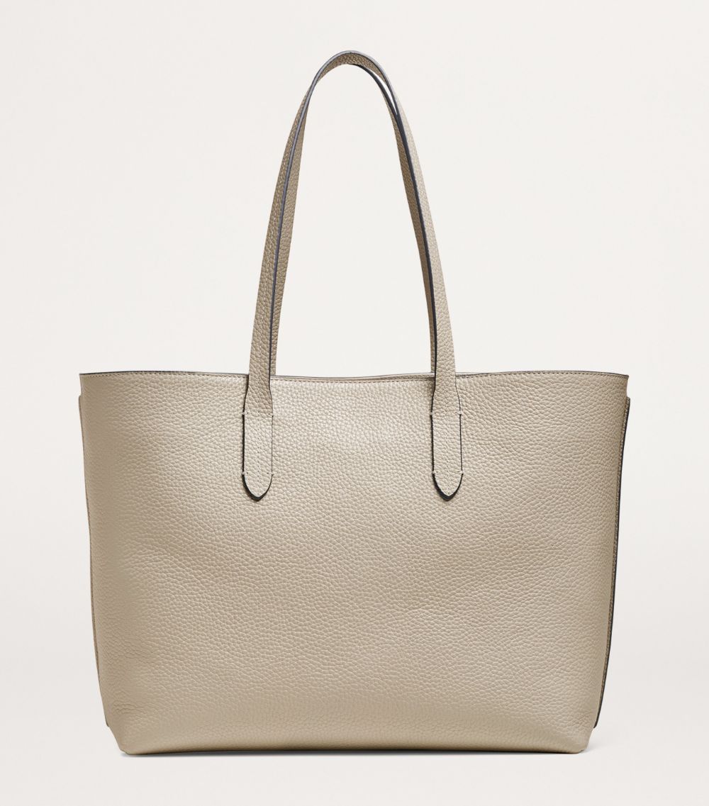  Aspinal Of London Leather East-West Regent Tote Bag