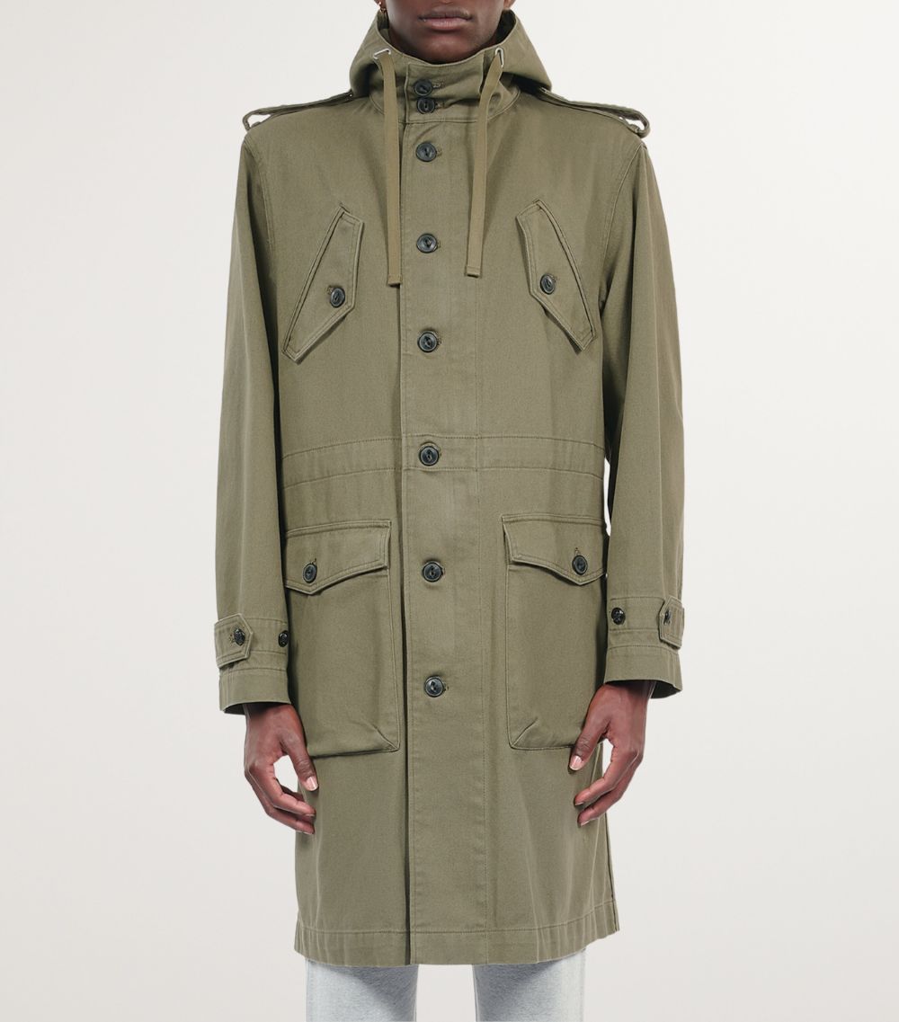 The Kooples The Kooples Cotton Hooded Parka