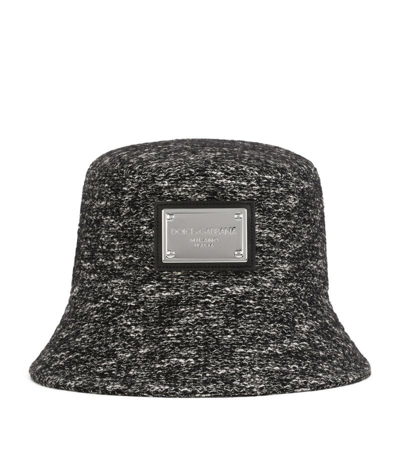 Dolce & Gabbana Dolce & Gabbana Virgin Wool-Cotton Bucket Hat