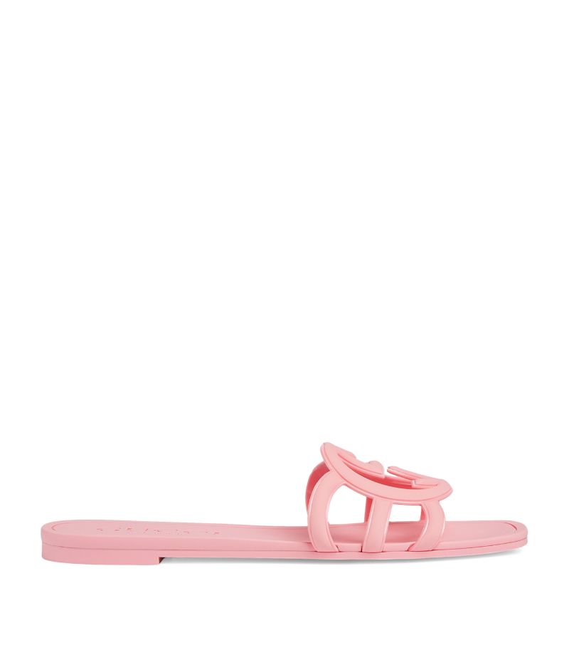 Gucci Gucci Cut-Out Interlocking G Sandals