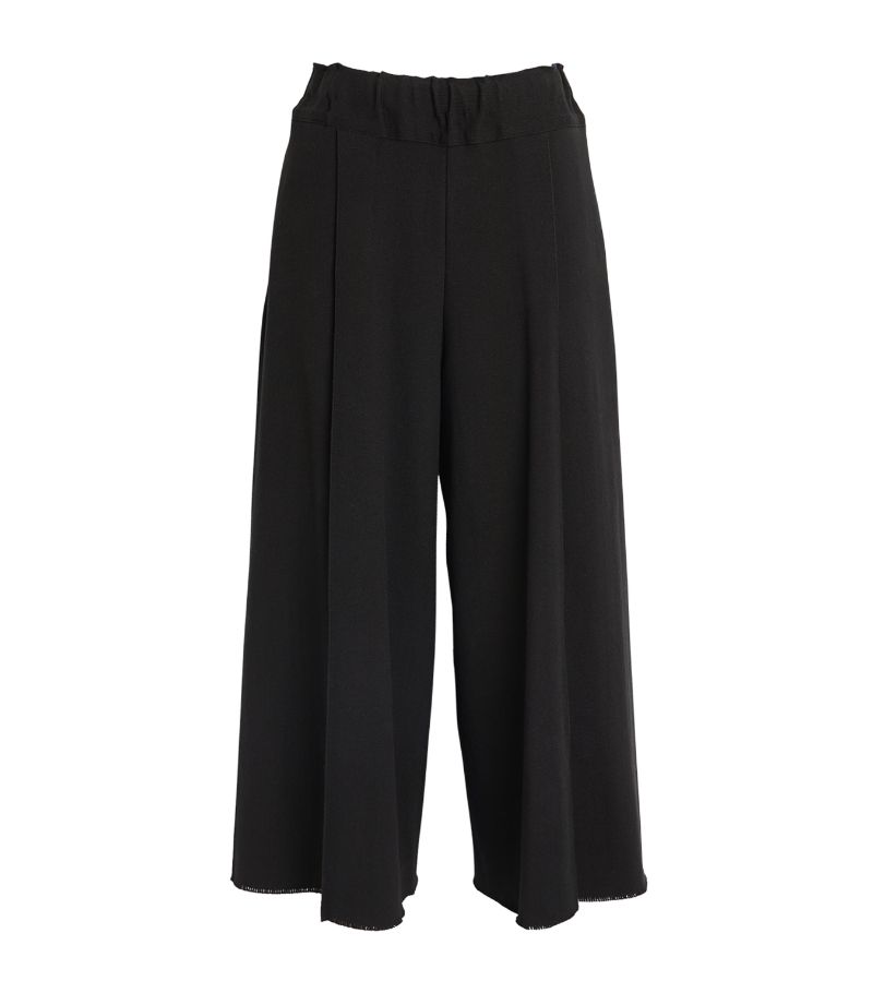 Issey Miyake Issey Miyake Cropped Campagne Wide-Leg Trousers