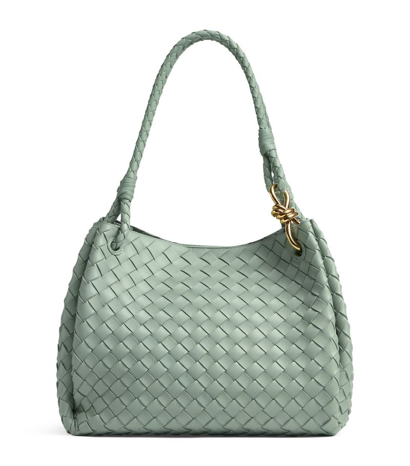 Bottega Veneta Bottega Veneta Large Lambskin Andiamo Parachute Shoulder Bag