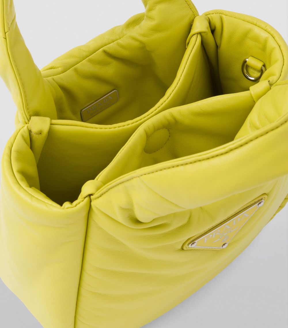 Prada Prada Small Padded Leather Top-Handle Bag