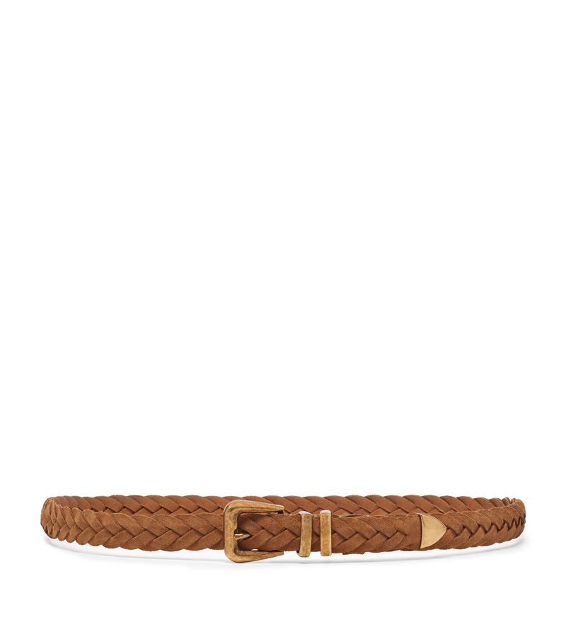 Brunello Cucinelli Brunello Cucinelli Suede Braided Belt