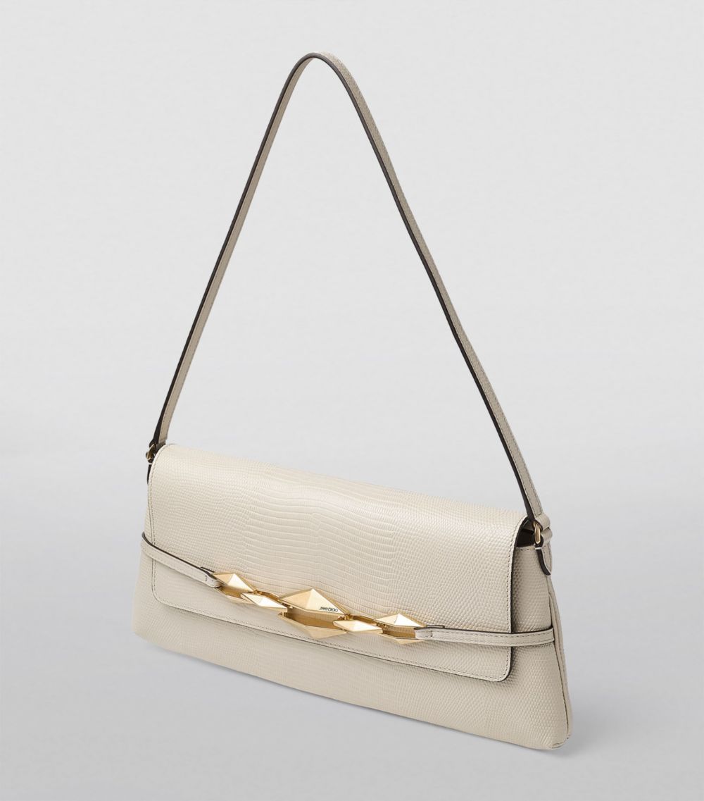 Jimmy Choo Jimmy Choo Leather Diamond Shoulder Bag