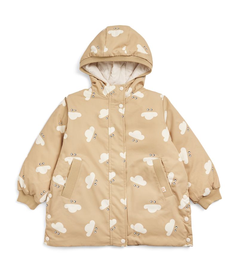  Petite Revery Padded Cloud Print Jacket (3-9 Years)