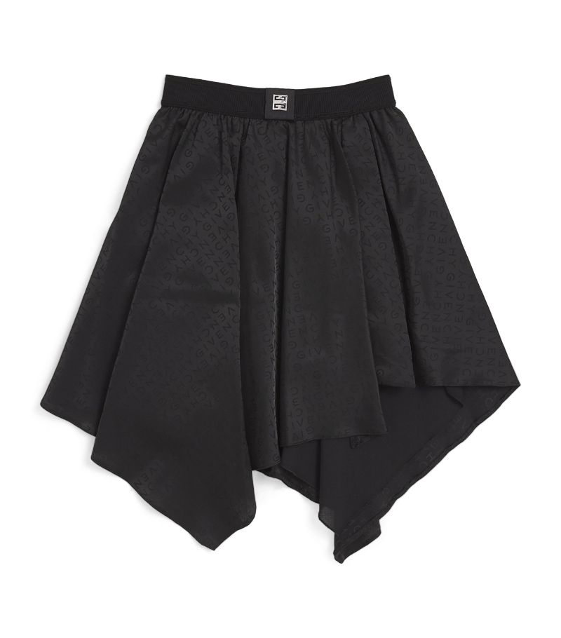 Givenchy Givenchy Kids Asymmetric Logo Skirt (4-12 Years)