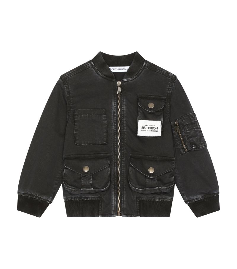 Dolce & Gabbana Dolce & Gabbana Kids Distressed Denim Jacket (8-14 Years)