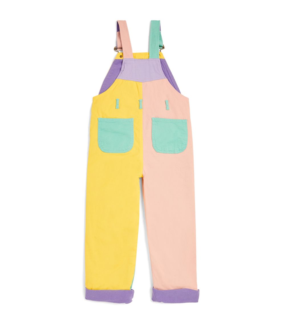 Dotty Dungarees Dotty Dungarees Pastel Colourblock Dungarees (2-8 Years)