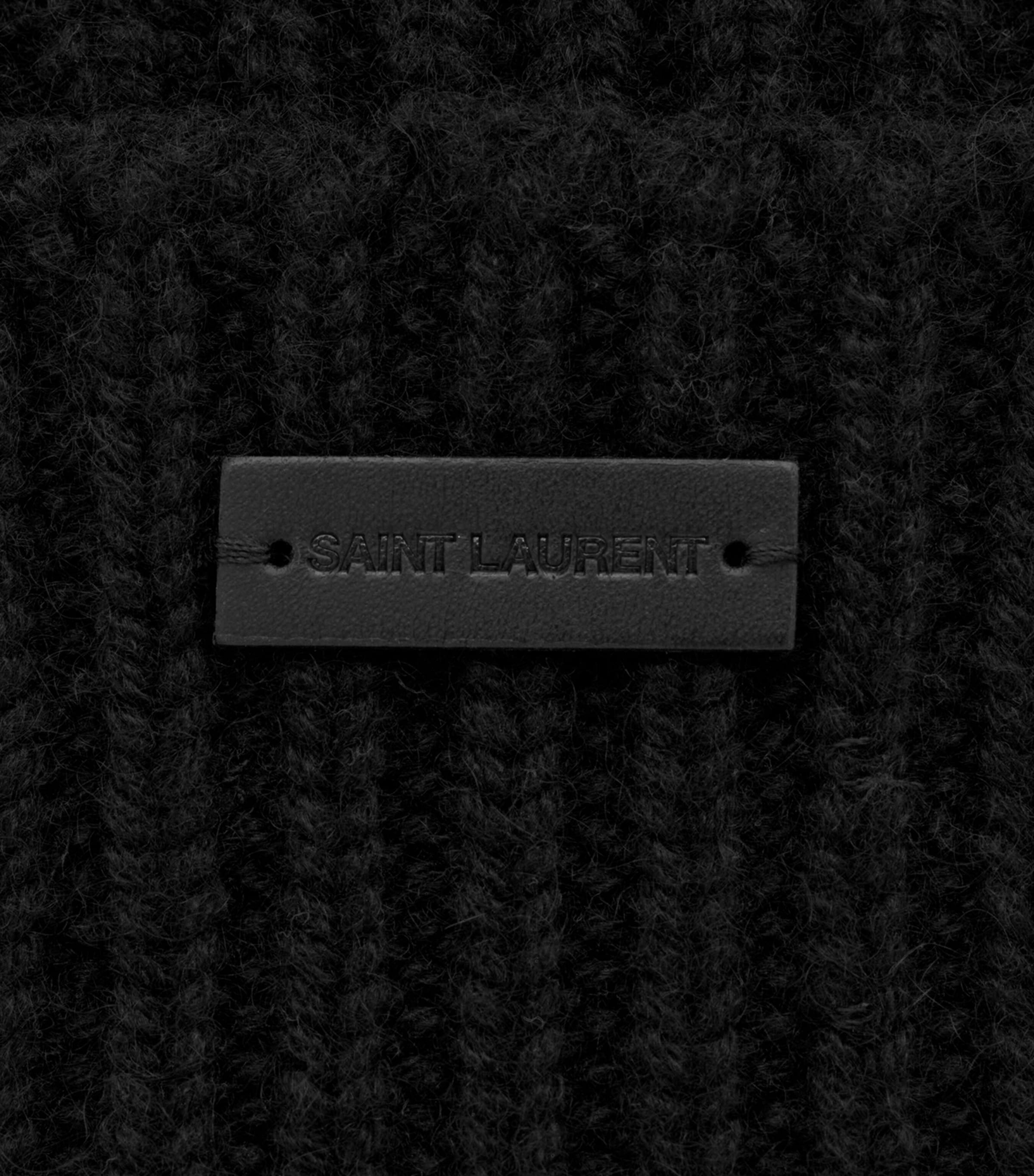 Saint Laurent Saint Laurent Cashmere Folded Gloves