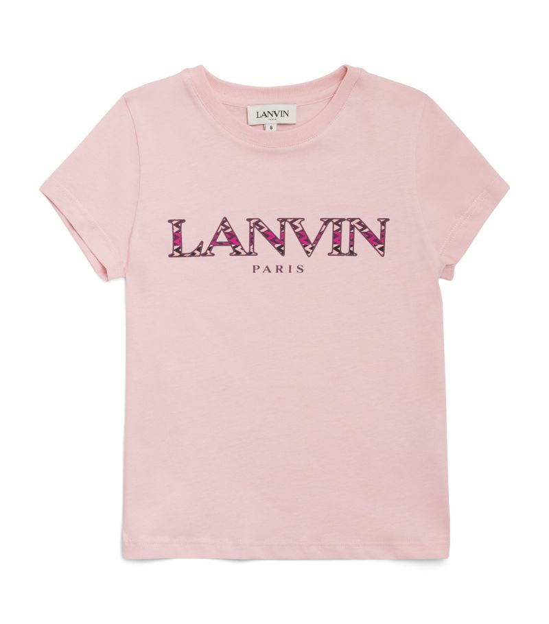 Lanvin Enfant Lanvin Enfant Cotton Logo T-Shirt (6-12 Years)