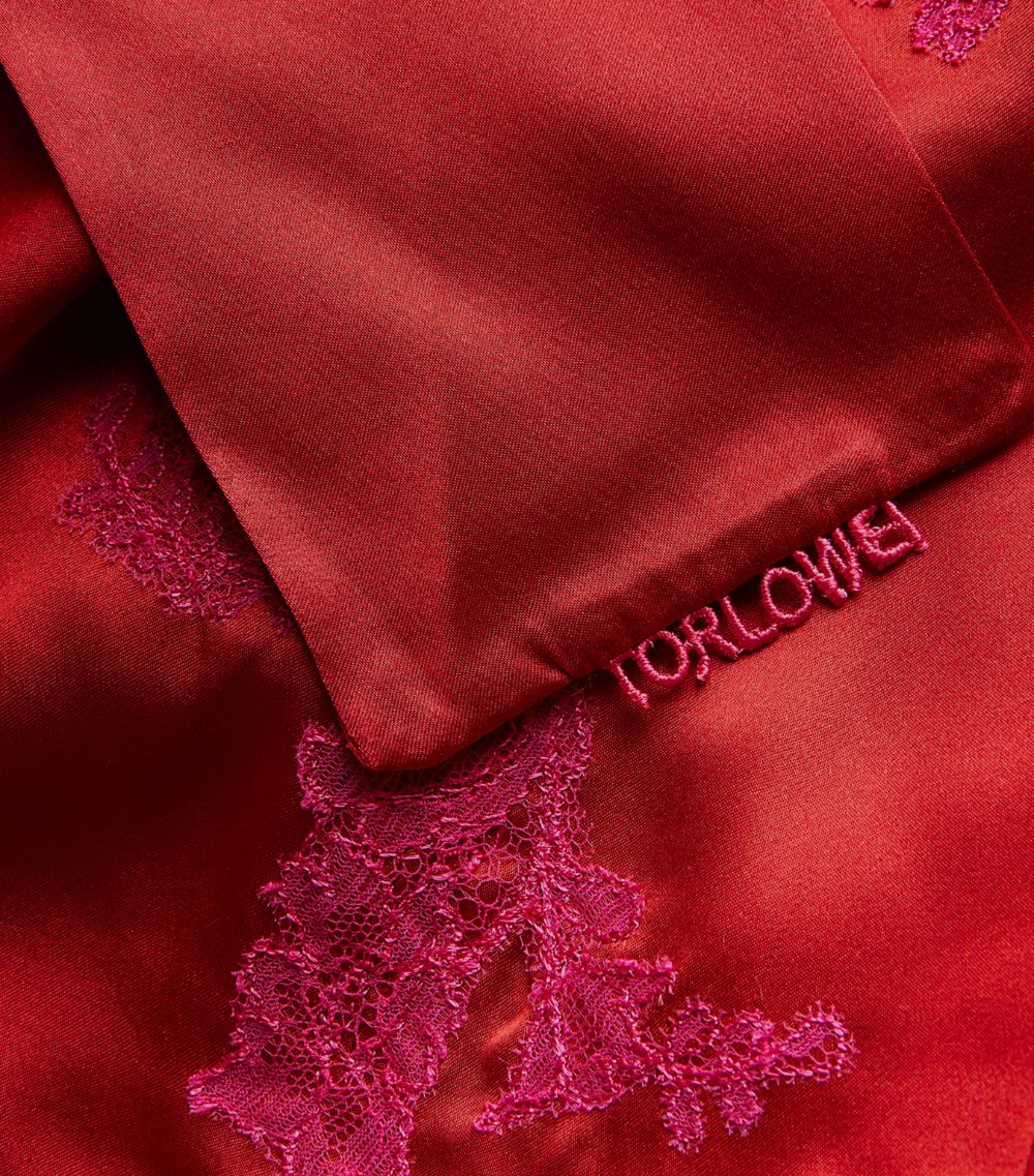 Torlowei Torlowei Silk Long Robe