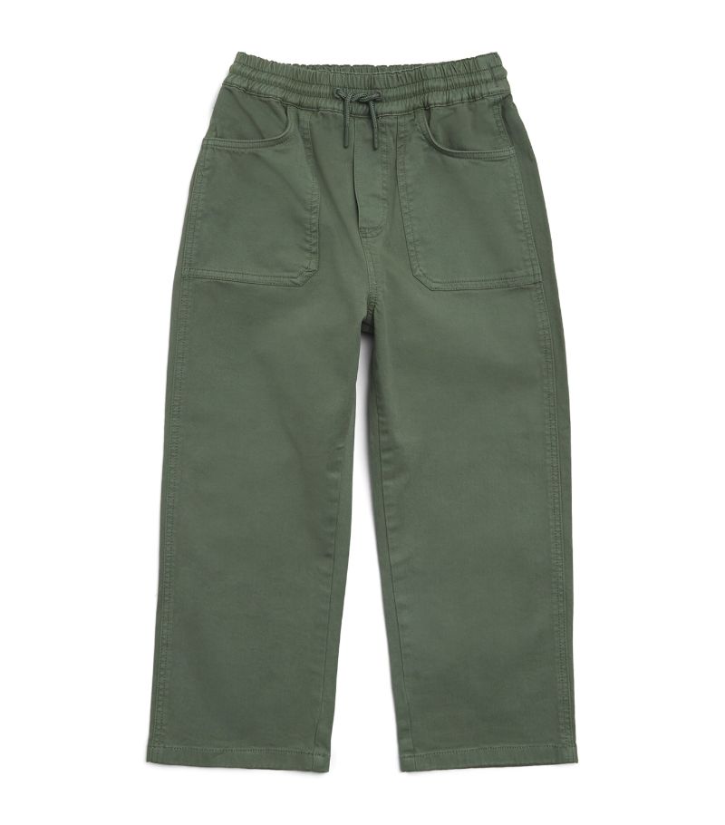 Kenzo Kids Kenzo Kids Stretch-Cotton Drawstring Trousers (2-14 Years)