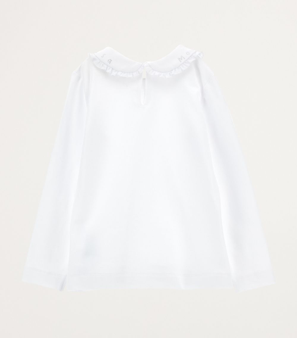 Monnalisa Monnalisa Logo Collar Nadine Blouse (4-15 Years)