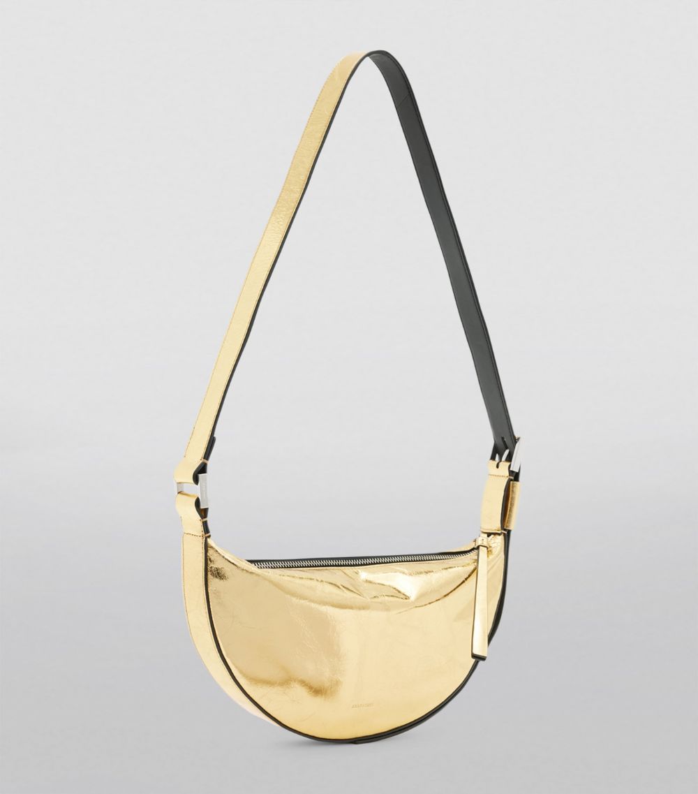 Allsaints AllSaints Lamé Half-Moon Cross-Body Bag