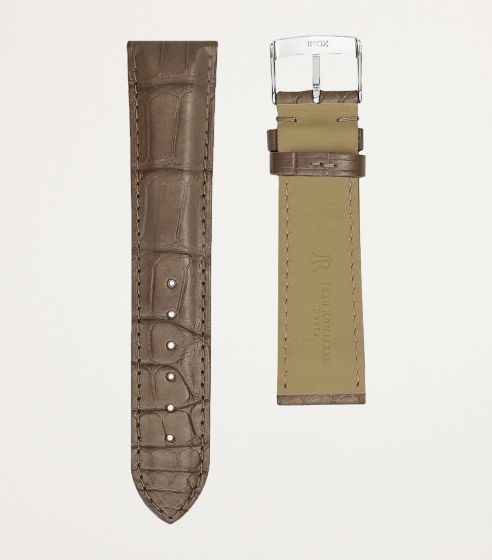 Jean Rousseau Jean Rousseau Alligator Classic 3.5 Watch Strap (20Mm)