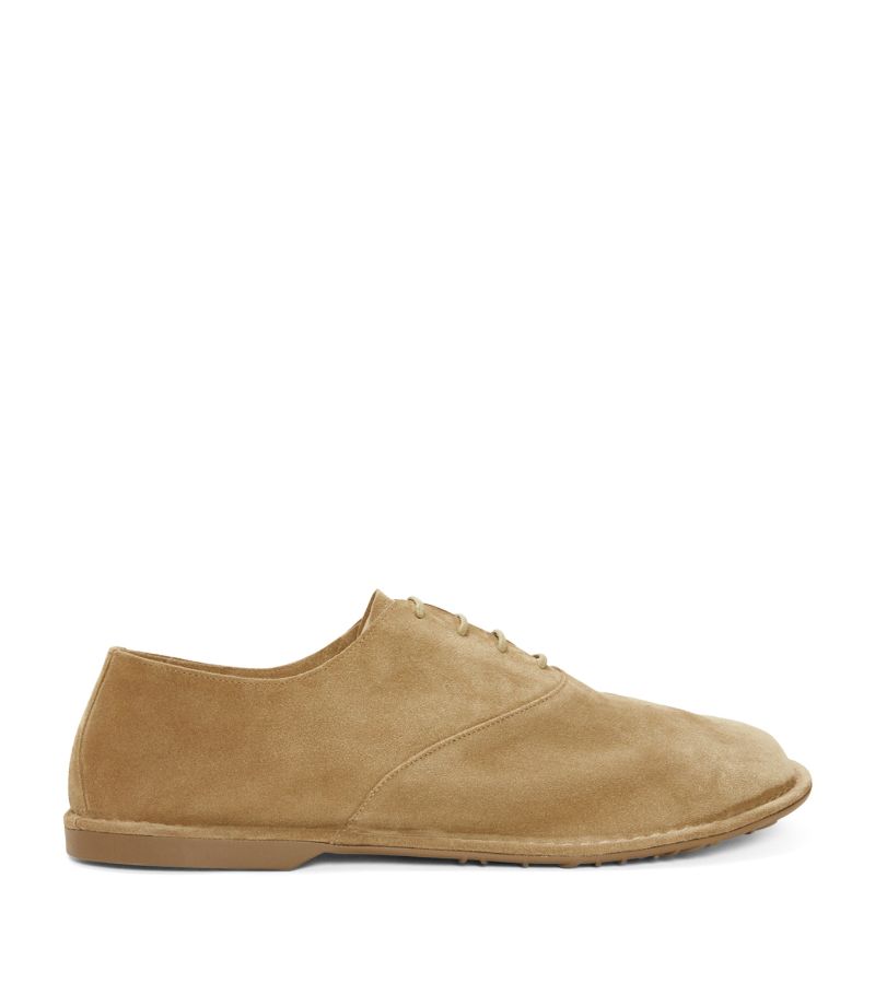 Loewe Loewe Suede Folio Lace-Up Shoes