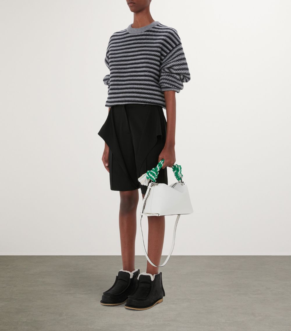 Jw Anderson Jw Anderson Wool Wide-Leg Shorts