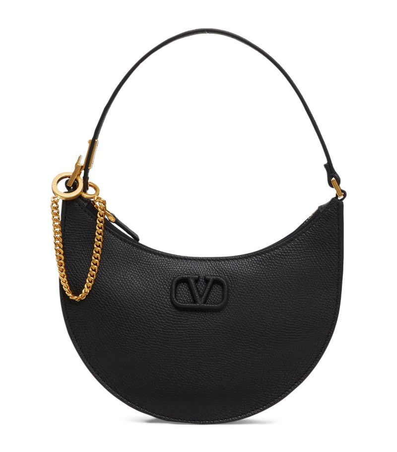 VALENTINO GARAVANI Valentino Garavani Mini Calf Leather Vlogo Signature Shoulder Bag