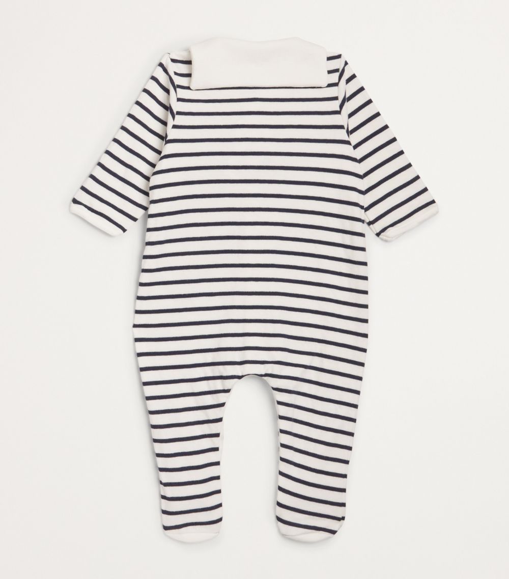  Petit Bateau Stripe Print All-In-One (1-12 Months)