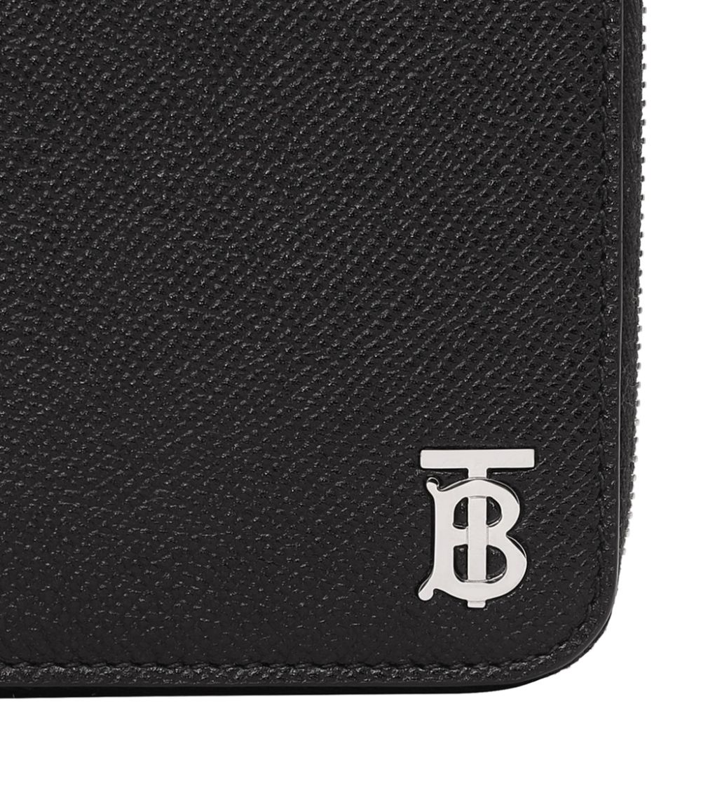 Burberry Burberry Leather Zip-Around Wallet