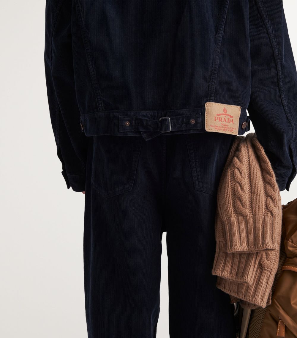 Prada Prada Corduroy Trucker Jacket