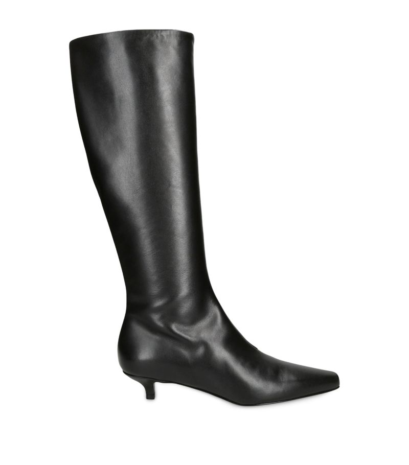 Toteme Toteme Leather Slim Knee-High Boots 50