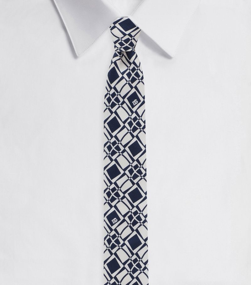 Dolce & Gabbana Dolce & Gabbana Silk Patterned Tie