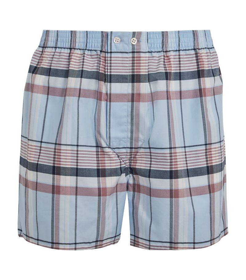 Derek Rose Derek Rose Cotton Check Boxer Shorts